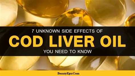 cod liver oil side effects nhs.